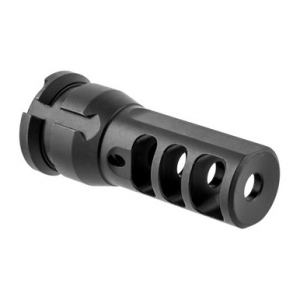 KEYMO MUZZLE BRAKE 30 CALIBER 1/2''X28 THREADS BLACK