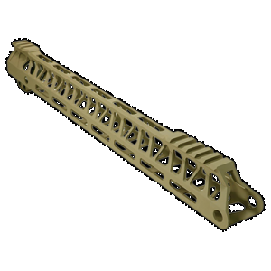 Timber Creek Outdoors ULE15HGFDE Ultralight Enforcer 15" Aluminum for AR-15