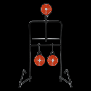 Champion Targets 40870 Gong Auto Reset Handgun Black/Orange Standing 3 Targets