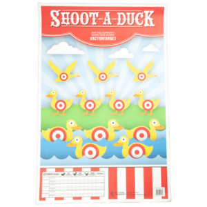 Action Target GSCARDUCK100 Entertainment Ducks Paper Hanging 23" x 35" Multi-Color 100 Per Box