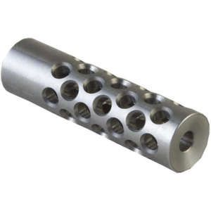 #2 MUZZLE BRAKE 22 CALIBER 1/2-28 SS SILVER - Keeno Arms