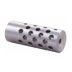#4 MUZZLE BRAKE 22 CALIBER 5/8-24 SS SILVER - Keeno Arms