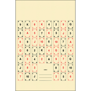 Action Target CARD2100 Entertainment 52 Playing Cards Paper 22.50" x 24" Multi-Color 100 Per Box