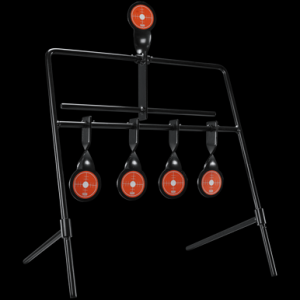 Champion Targets 40874 Gong Auto Reset Rimfire Black/Orange 6.83 lbs Standing 5 Targets