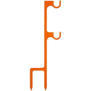 Champion Targets Champion Targets 44915C Impact Steel Double Hanger Stake Rimfire Orange - $24.11 at Shooting Surplus
