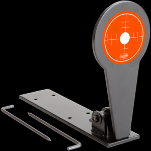 Champion Targets 40881 Gong Popper Target Rimfire Orange Steel Standing Includes Ground Stakes