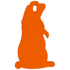 Champion Targets Champion Targets 44916C Impact Steel Prairie Dog Target Rimfire Orange - $12.06 at Shooting Surplus