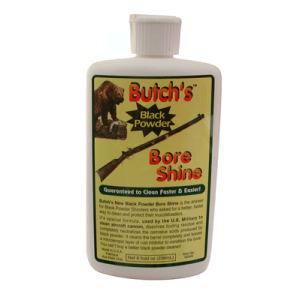 Butchs 02949 Black Powder Bore Shine 8 oz Squeeze Bottle