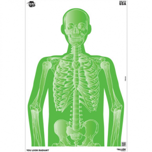EZ-Aim 15645 Imposing Figure Silhouette Paper Works w/Handgun/Shotgun/Airsoft Gun/BB Guns/Pellet Gun 12 x 18 Multi-Color 8 Pack