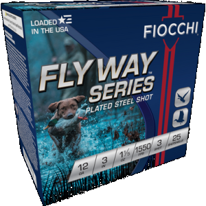 Fiocchi Flyway Shotgun Loads 12 ga. 3 in. 1 1/5 oz. 3 Shot 25 rd.