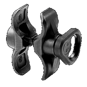 Magpul MAG508-BLK Forward Sling Mount made of Steel with Melontie Black Finish for Remington 870; Mossberg 500, 590; Maverick