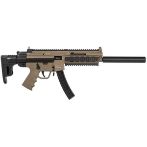 AMERICAN Tactical Inc. Gsg-16 22 Long Rifle, 16.25in. Barrel, 10rd, Adj. Stock & Faux Suppressor - Fde (npn: Gsggerggsg1610t)
