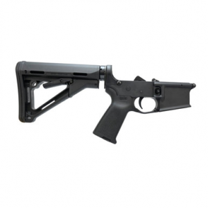 Bushmaster M4 Forged Complete AR15 Lower Receiver - Black | MOE Furniture - Bushmaster