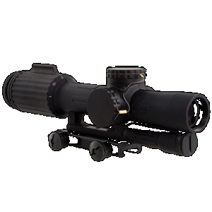 Trijicon 1600004 VCOG 1-6x 24mm Obj 95-15.90 ft @ 100 yds FOV Matte Black Finish LED Illuminated Red Segmented Circle w/Crosshair 308 175gr W/TA51 Mount