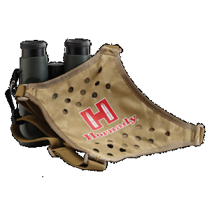 Hornady 99121 Binocular Harness Tan Red Logo Elastic Straps
