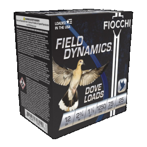 FIOCCHI Dove & Target Loads 12 Ga. 2.75 In. 1 1/8 Oz. 7.5 Shot 25 Rd.