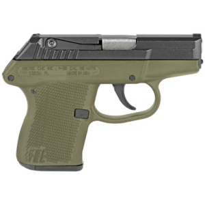 Kel-Tec P32BGRN P-32 32 ACP Caliber with 2.68" Barrel, 7+1 Capacity, Green Finish Aluminum Frame, Serrated Blued Steel Slide & Green Polymer Grip