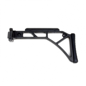 SKELETONIZED LH/RH HINGE FOLDING STOCK W/RUBBER BUTTPAD 9.5''