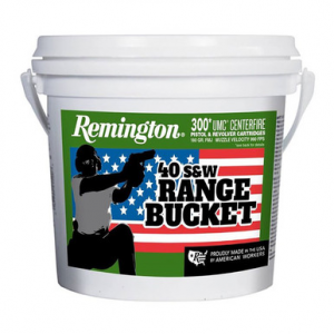 Remington Range Bucket UMC Pistol Ammo 40 S&W 180 gr. FMJ 300 rd.