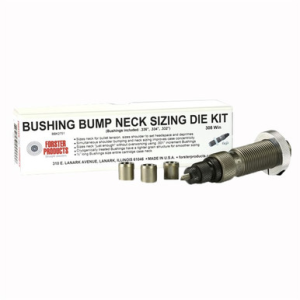 Forster 6.5x55mm Swede Bushing Bump Neck Die Kit (BBK2420)