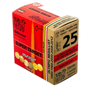 Clever CLEVER MIRAGE T1 12GA SPORTING 1 1/8OZ #7.5 250/CS - $101.05 at Shooting Surplus