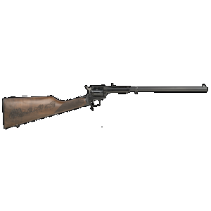 Heritage Mfg BR226B16HSWB01 Rough Rider Rancher 22 LR 6rd 16" Barrel, Black Metal Finish, Exposed Hammer, Walnut Stagecoach Engraved Stock