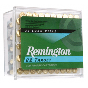 REMINGTON Target Rimfire Ammo 22 Long Rifle Lead Round Nose 40 Grain 100 Rounds