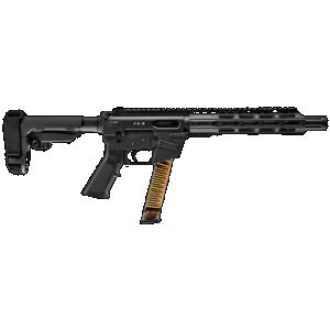 FREEDOM ORDNANCE FX9P10S FX-9 9mm Luger 31+1 10" Black Nitride Steel Barrel, M-LOK Handguards, Black Anodized Aluminum Picatinny Rail Receiver, Black SBA3 Brace, AR15 Grips,