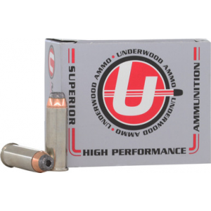 UNDERWOOD Ammo Handgun Ammunition 44 Rem Mag 200gr Jhp 1650 Fps 20/ct