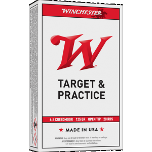 WINCHESTER Usa Rifle Ammo 6.5 Creedmoor Open Tip 125 Grain 20 Rounds