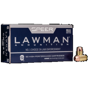 Speer Lawman Pistol Ammo 45 GAP 200 gr. TMJ 50 rd.