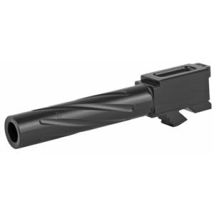 Rival Arms RA20G201A Precision Drop-In Barrel 9mm Luger 4.02" Black PVD Finish 416R Stainless Steel Material with Fluting for Glock 19 Gen3-4