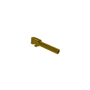 Rival Arms RA20G201E Precision V1 Drop-In Barrel 9mm Luger 4.02" Gold PVD Finish 416R Stainless Steel Material for Glock 19 Gen3-4