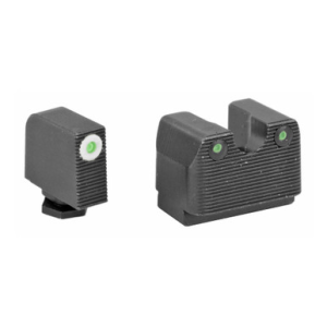Rival Arms Glock MOS Night Sights 17/19 White Ring Green 3 Dot Tritium