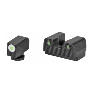 Rival Arms Rival Arms RA2B231G Night Sights for G42/G43/G48 Green Tritium White Outline Front Sight-Green Tritium Black Outline Rear Sight - $67.66 at Shooting Surplus