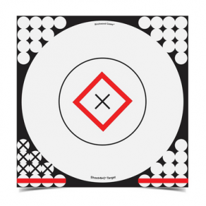 Shoot-N-C 17.25 Inch Open-Sight Target, 5 Targets - 200 Pasters