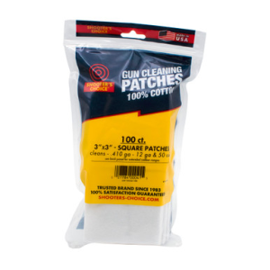Otis FG-919SQ-100 3" Square Cleaning Patches 100 Count