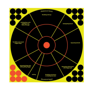 Bc Shoot-n-c 12 Handgun Trainer Target 5pk