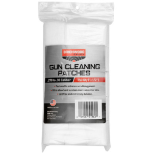 Birchwood Casey 1.5" Square .270-30 Cal Cotton Cleaning Patches (750)