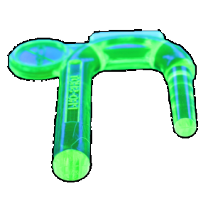 Pro-Shot BL2CFGREEN UV Bore Light Chamber Flag .22 Cal & Up Rifle/Pistol Fiber Optic Illuminator Neon Green 2 Pack