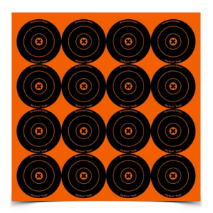 Big Burst 3 Inch Bull's-Eye Targets, 3 Sheets, 48 Targets