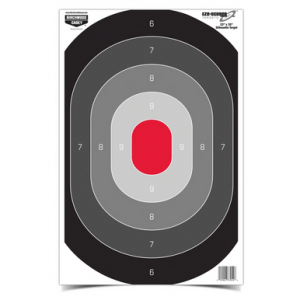 Bc Eze-scorer 23x35 Oval Silhouette Tgt 5pk