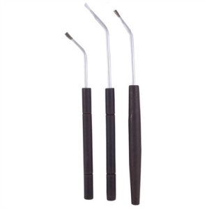 Birchwood Casey 41108 Angled Cleaning Brush Set Bronze Nylon Stainless Bristles 3-Pack