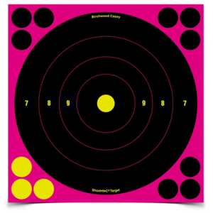 Bc Shoot-n-c Pink 8 Bulls-eye Tgt 6/pk