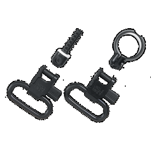 Uncle Mike's 13312 Full Band Swivel Set Quick Detach 115 CF Blued 1.25" Loop for Lever Action Winchester & Marlin