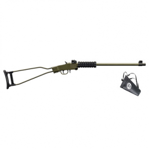 Chiappa Firearms Little Badger Folding Rifle 22LR 16.5in OD Green Mystikote