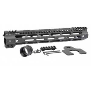 Midwest Industries Combat Lightweight AR-15 Aluminum Handguard - Black | 12.625" | M-LOK