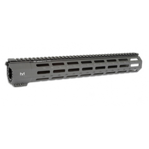 Midwest Industries SP-Series Suppressor Compatible One Piece Free Float AR15 Handguard - Black | 15" | M-LOK