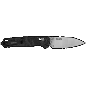 Kershaw 6105CF Bel Air Folding/Reverse Tanto Plain Blackwash CPM MagnaCut Steel Blade/Bright Nickel Cerakote 6061-T6 Aluminum Handle