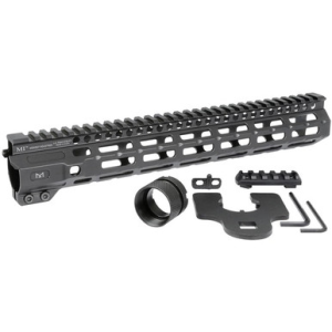 Midwest Industries MICRM12625 M-Series Aluminum Black Hardcoat Anodized AR Platform 12.62"